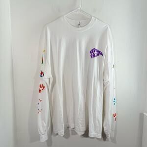 Expensive Pain Meek Mill White Long Sleeve Graphic TShirt Size XL